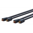 C&acirc;ble RCA, st&eacute;r&eacute;o 1 m