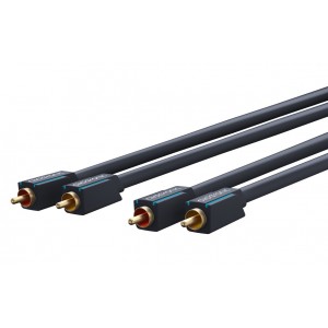 C&acirc;ble RCA, st&eacute;r&eacute;o 0.5 m