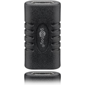 Adaptateur USB-C™ vers USB-C™, Coupleur, noir